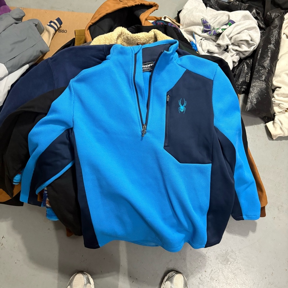 Spyder Men's Performance Jacket in Blue and Navy